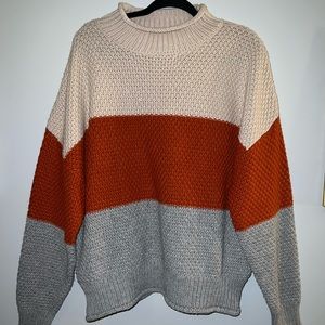 Amazon tri-colored sweater!